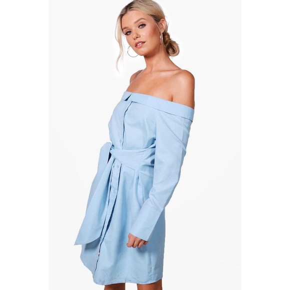 Boohoo Shirt Dress - Picture 2 of 5